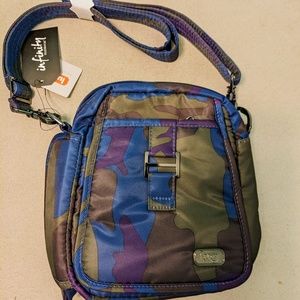 Lug Can Can purple blue camouflage